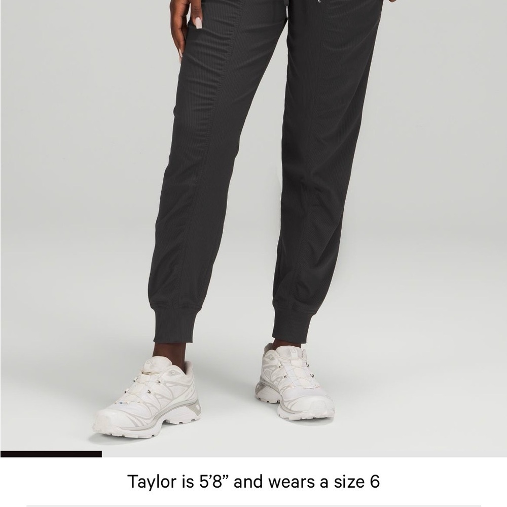 Lululemon Black Dance Studio Mid Rise Joggers